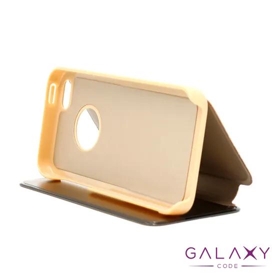 Futrola BI FOLD CLEAR VIEW za Iphone 5G/5S/SE zlatna 