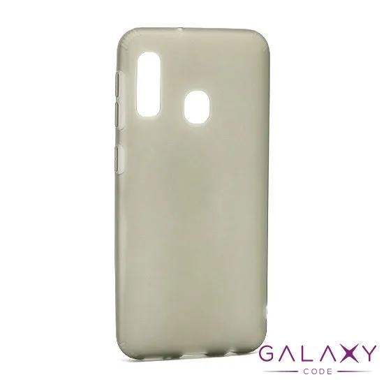 Futrola silikon RUBBER za Samsung A202F Galaxy A20e siva 