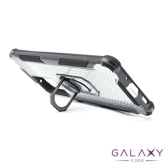 Futrola DEFENDER RING CLEAR za Samsung G988F Galaxy S20 Ultra crna 