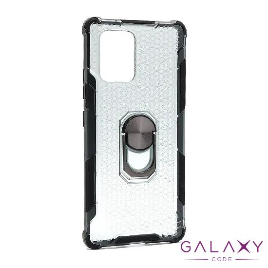 Futrola DEFENDER RING CLEAR za Samsung G770F/A915F Galaxy S10 Lite/A91 crna 