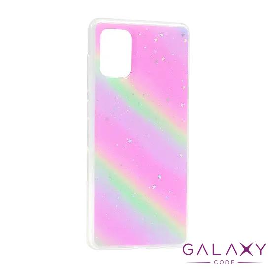 Futrola Sparkly star za Samsung A715F Galaxy A71 rainbow DZ01 