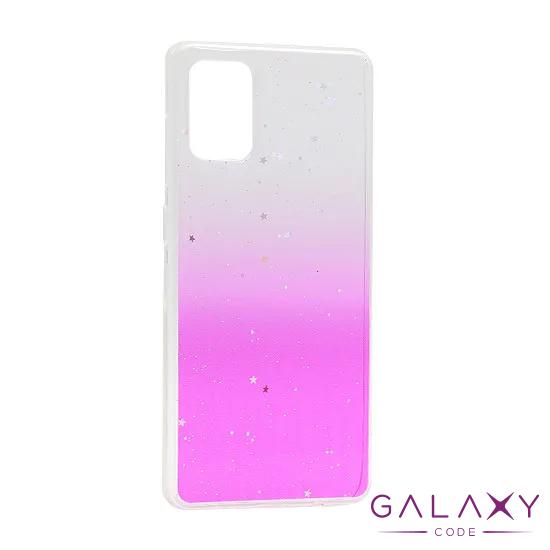 Futrola Sparkly star za Samsung A715F Galaxy A71 roze 