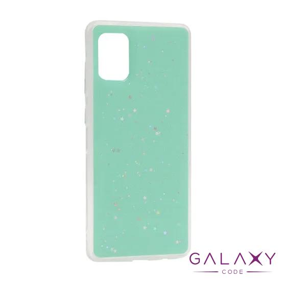 Futrola Sparkly star za Samsung G985F Galaxy S20 Plus tirkizna 