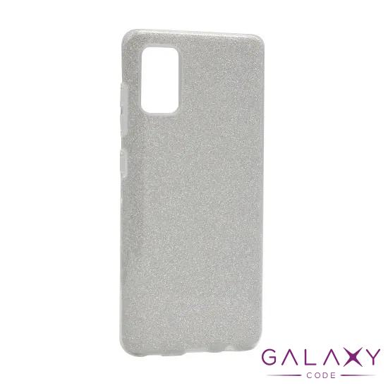 Futrola silikon GLITTER SHOW YOURSELF za Samsung A515F Galaxy A51 srebrna 