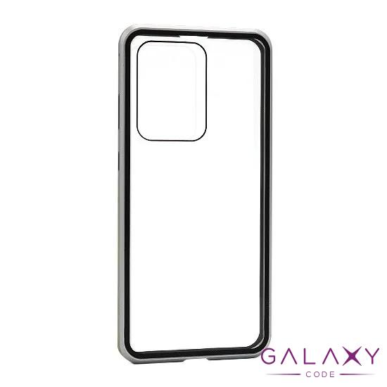Futrola Full Cover magnetic frame za Samsung G988F Galaxy S20 Ultra srebrna 