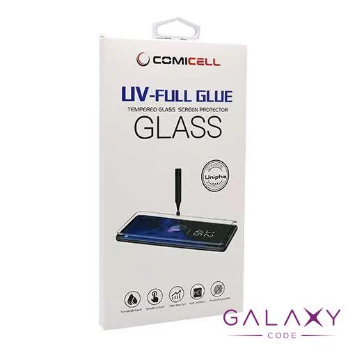 Folija za zastitu ekrana GLASS 3D MINI UV-FULL GLUE za Samsung G925 Galaxy S6 Edge zakrivljena providna (sa UV lampom) 