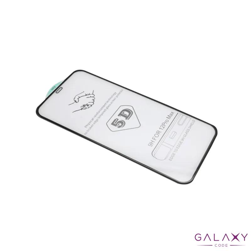 Folija za zastitu ekrana GLASS 5D za Iphone 12 Pro Max (6.7) crna 