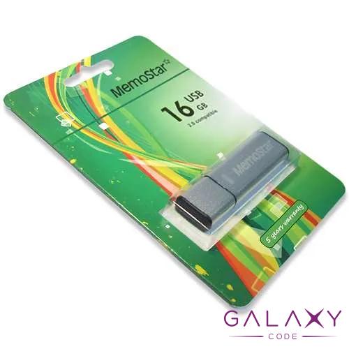 USB Flash memorija MemoStar 16GB CUBOID srebrna 