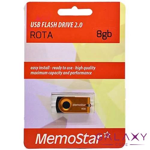 USB Flash memorija MemoStar 8GB ROTA zlatna 