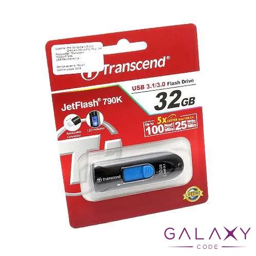 USB Flash memorija Transcend 32GB  3.1 crno-plava 