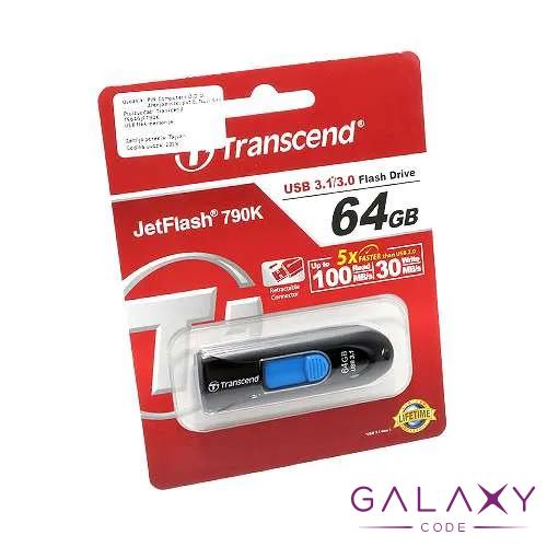 USB Flash memorija Transcend 64GB  3.1 crno-plava 