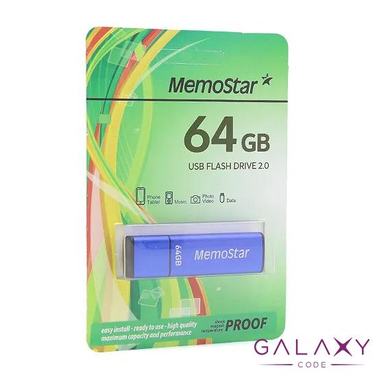 USB Flash memorija MemoStar 64GB CUBOID plava 