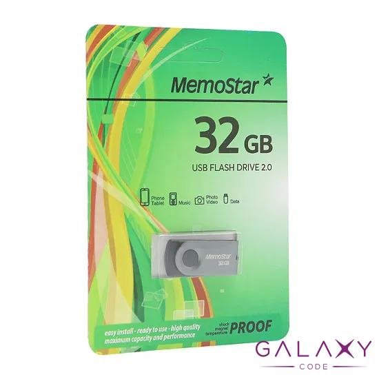 USB Flash memorija MemoStar 32GB ROTA gun metal 