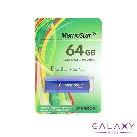 USB Flash memorija MemoStar 64GB CUBOID 3.0 plava 