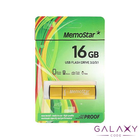 USB Flash memorija MemoStar 16GB CUBOID 3.0 zlatna 