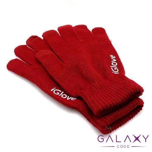 Touch control rukavice iGlove bordo 
