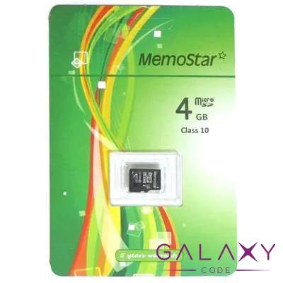 Memorijska kartica MemoStar Micro SD 4GB Class 10 