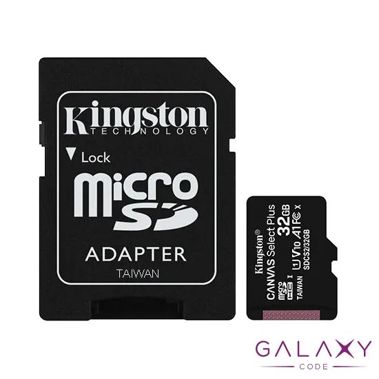 Memorijska kartica Kingston Select Plus Micro SD 32GB Class 10 UHS U1 100MB/s + SD adapter 