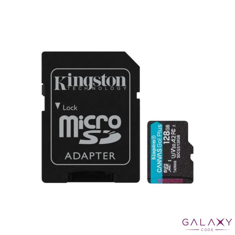 Mem.kartica+adapter Canvas Go! Plus microSD 128GB Kingston 
