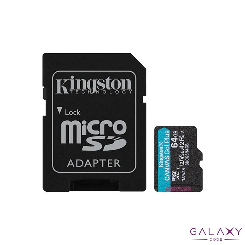 Mem.kartica bez ad. Canvas Go! Plus MicroSD 64GB Kingston 