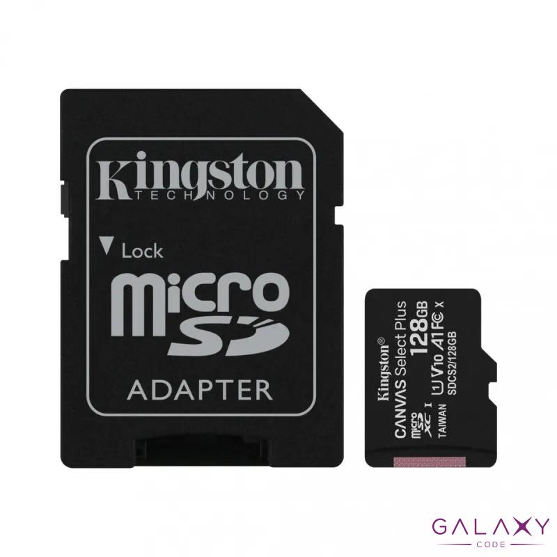 MikroSD mem.kart.128GB Kingston SelectPlus klasa 